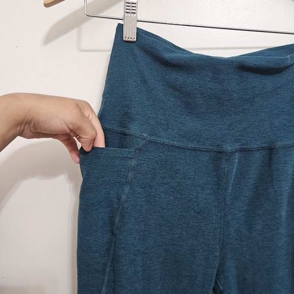 BEYOND YOGA Spacedye Out of Pocket High Waisted midi in majestic blue heather L - Picture 11 of 11